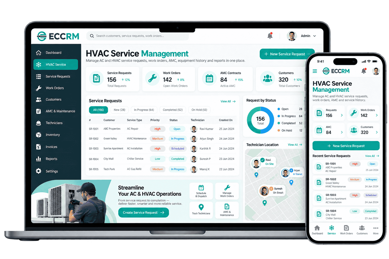 HVAC Field Service Management Software